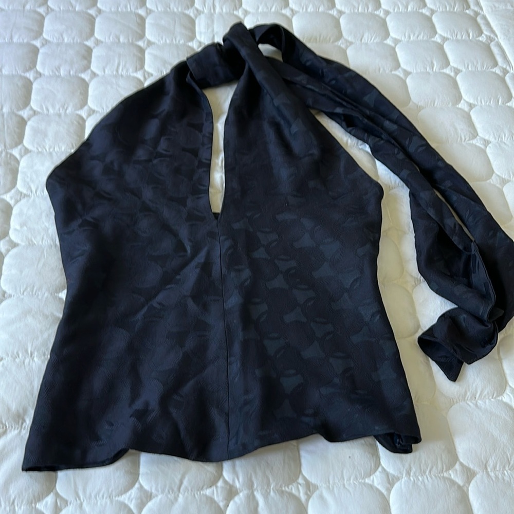 Chaiken tie around neck top